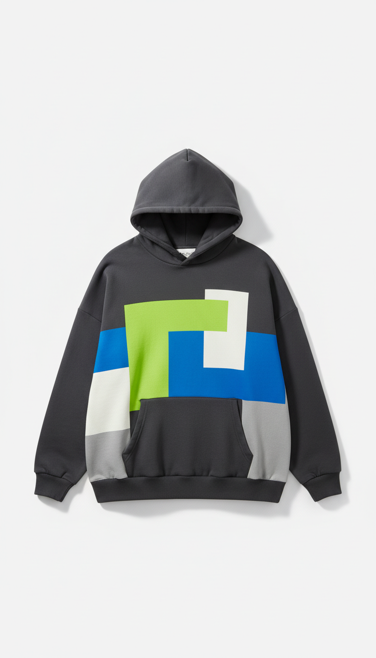 Oversized Graphic Hoodie With Heavyweight Cotton