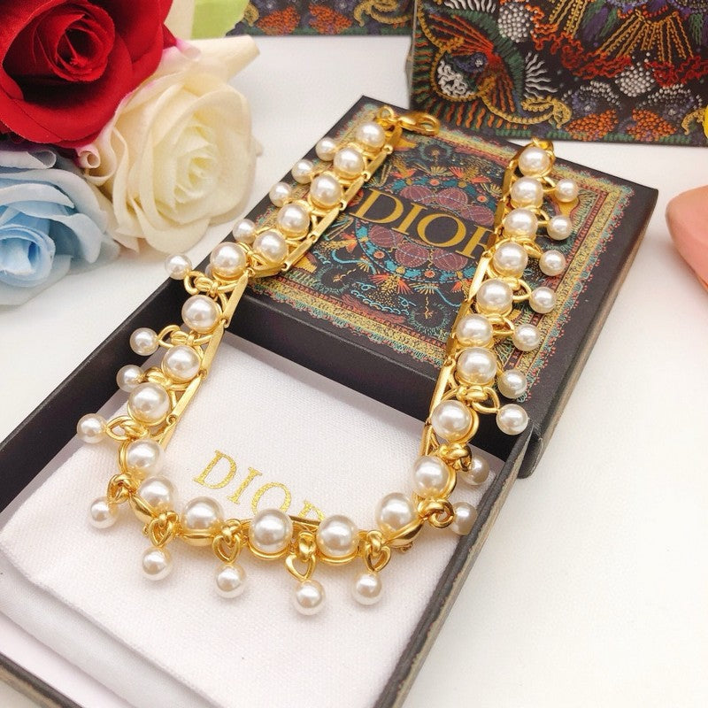 18K Dior 30 Montaigne Pearl Necklace