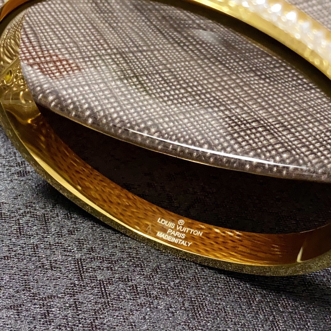 18K Louis Vuitton Crystals Bracelet