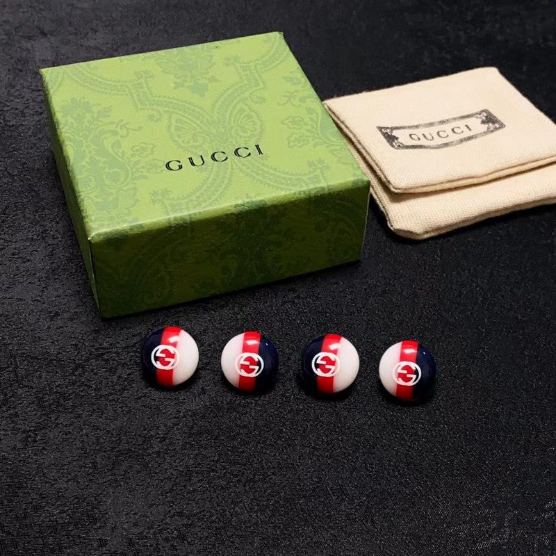 18K Double Gucci Color Earrings